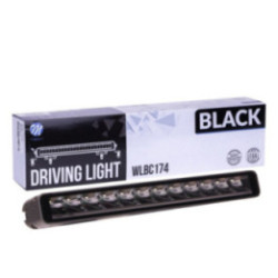 Driving light M-TECH schwarz SERIES 12x5W LED 12-48 V 60 W 14, 5", single row + dynamic position light - side bracket