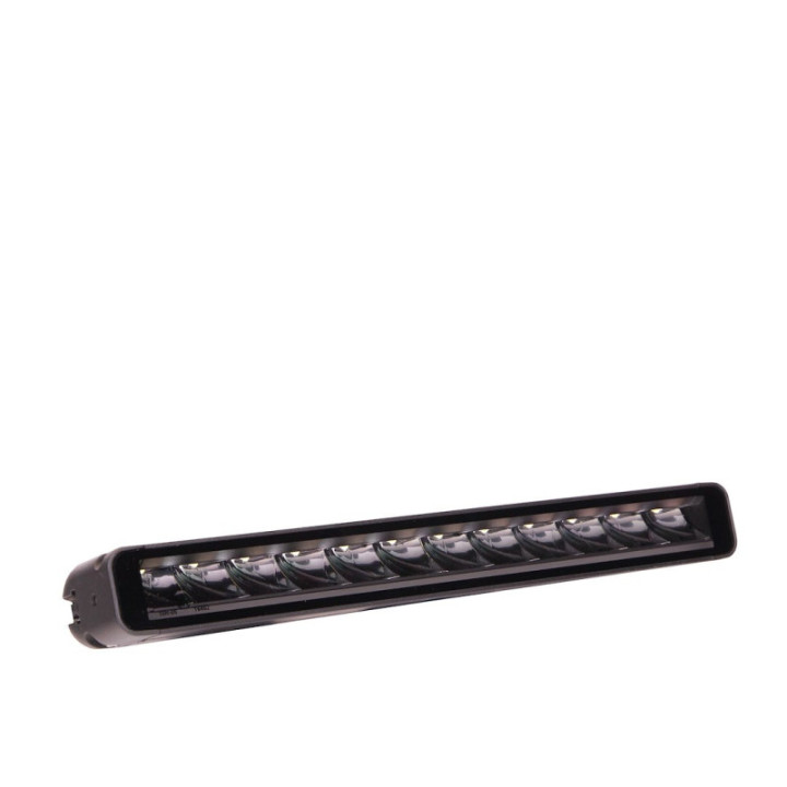 Driving light M-TECH schwarz SERIES 12x5W LED 12-48 V 60 W 14, 5", single row + dynamic position light - side bracket