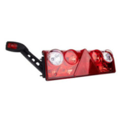 Heckleuchte mit ECE-Homologation, 7-polig, ASS2.1, klassische Glühlampen, 24 V