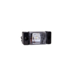 Begrenzungsleuchte mit ECE-Homologation, 1 LED, 12/24 V, 0,25/0,5 W, weiß