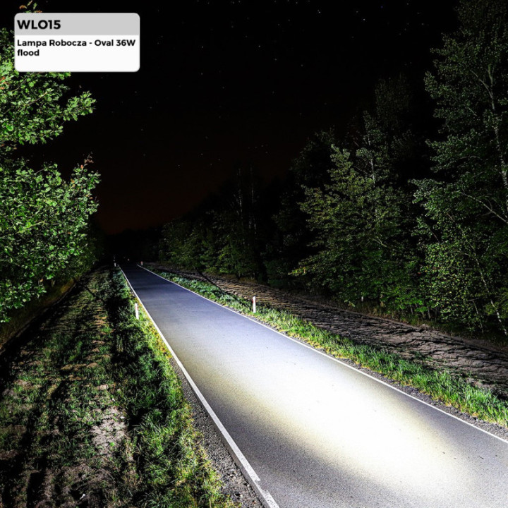 Lampa Robocza - Oval 36 W flood