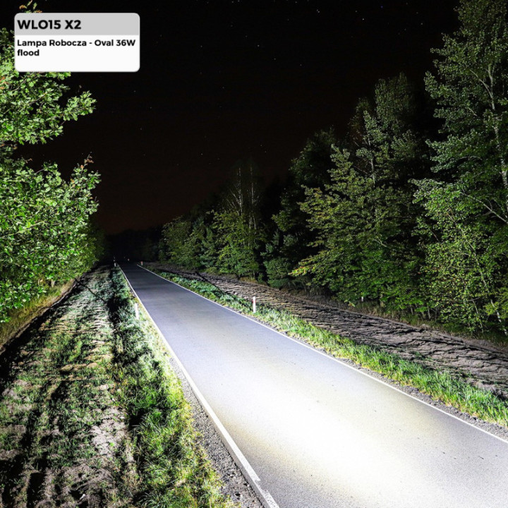 Lampa Robocza - Oval 36 W flood
