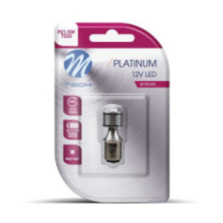 Blister M-TECH Platinum LB812W-01B - P21/5 W, 12-24 V 4xHP LED, CANBUS, weiß