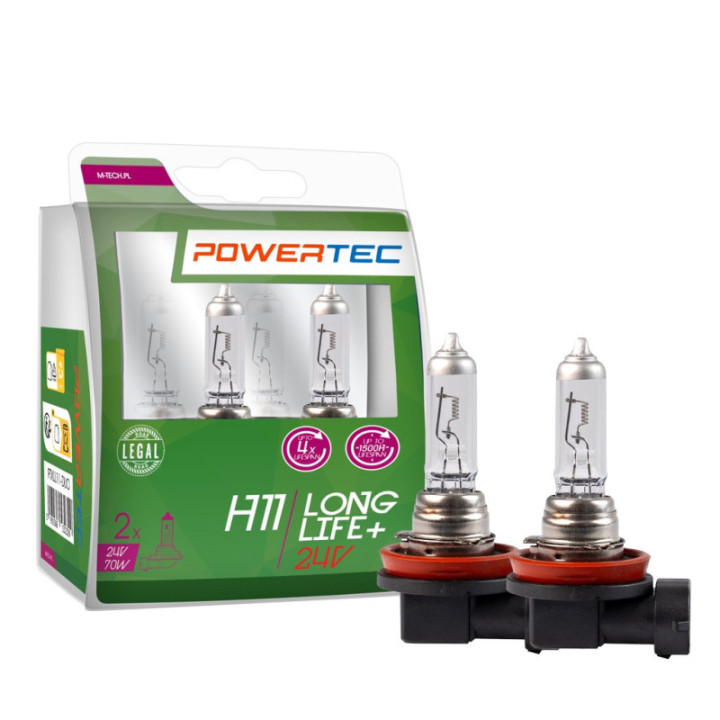 Powertec Long Life H11 24 V DUO