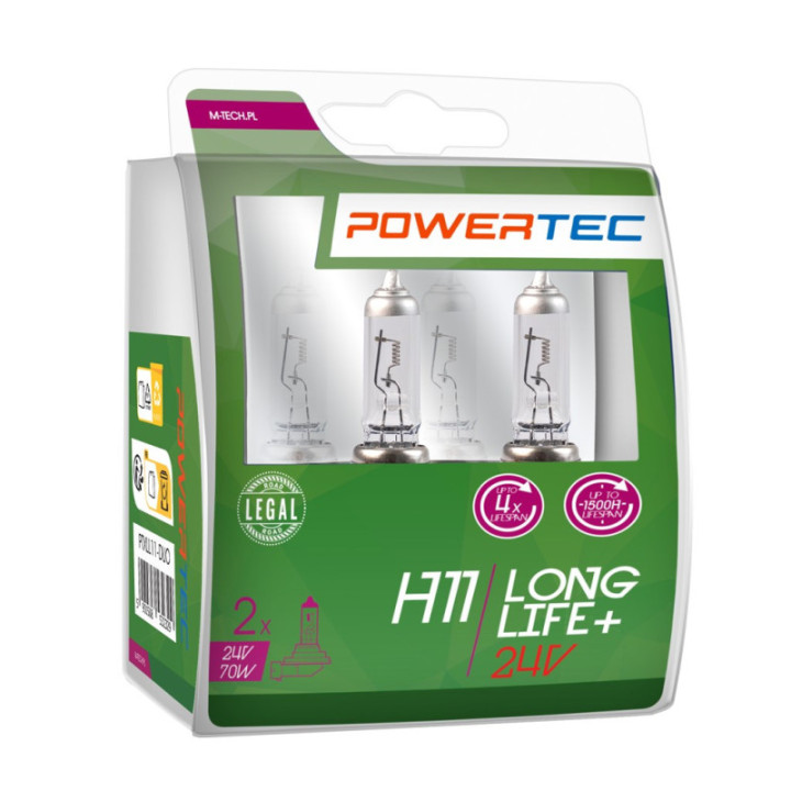 Powertec Long Life H11 24 V DUO