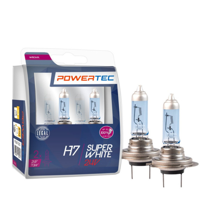 Powertec SuperWhite H7 24 V DUO
