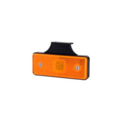 HORPOL LED-Umrissleuchte – HOR42 LD161 orange mit Reflektor, hängend 12/24 V ECE