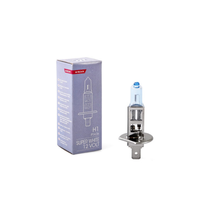 M-TECH SuperWhite H1 12 V 55 W H1 P14.5s