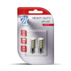 Blister 2x M-TECH HD LB9104 BA15s 24xSMD5050 weiß 24 V
