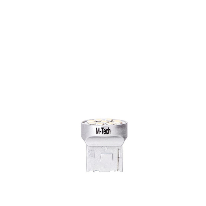 Blister 2x M-TECH Econo LB109W - T20 W21W, 9xSMD2835 12 V, weiß