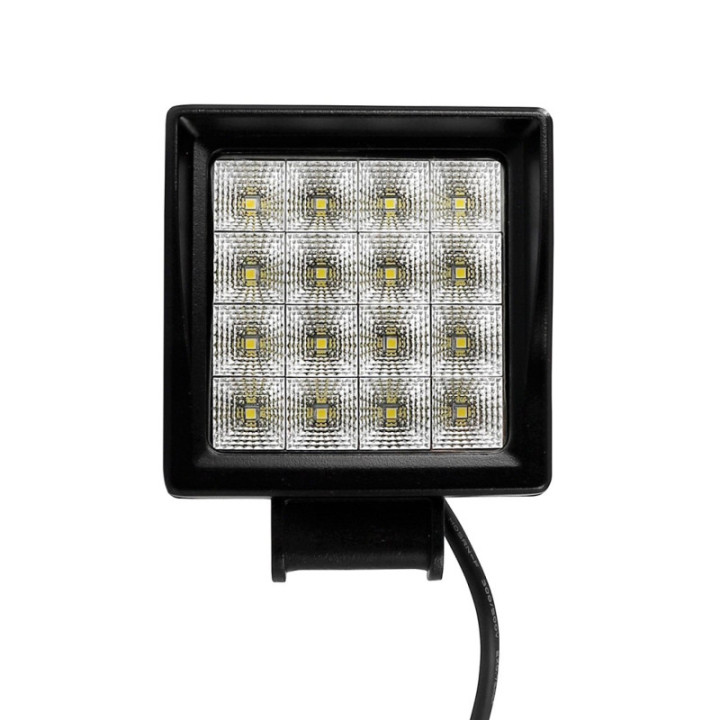 Lampa robocza - Square 16x3W LED 48 W 10-32 V, flood Performance Series