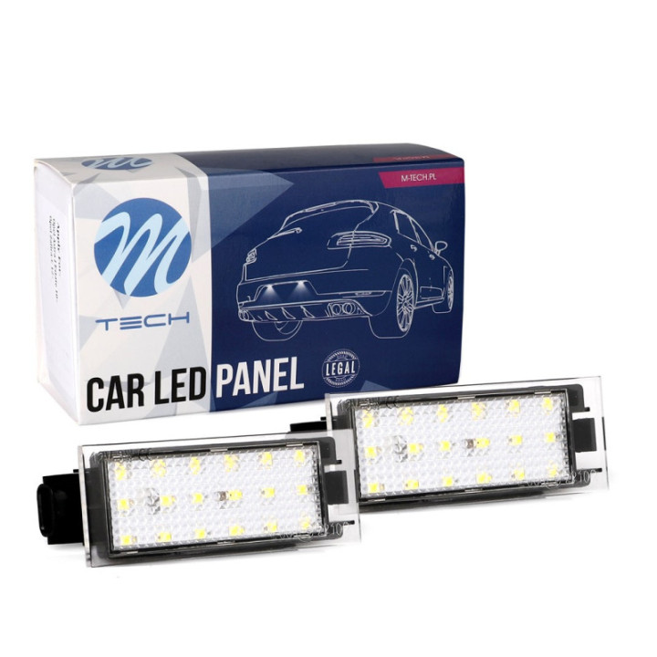 18SMD RENAULT Clio III LED Kennzeichenleuchte