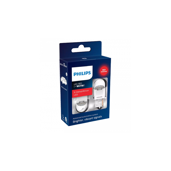 Philips X-tremeUltinon gen2 W21 LED rot 11065 XUR 12 V 2, 1 W X2
