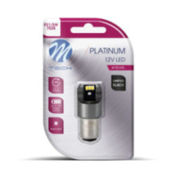 Blister M-TECH Platinum Limited schwarz LB843W-01B - P21/5 W, 12-24 V 6x3020SMD, CANBUS, weiß