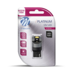 Blister M-TECH Platinum Limited schwarz LB844W-01B - T20 W21W, 12-24 V 1x LED-Lampe 6x3020SMD, CANBUS, weiß