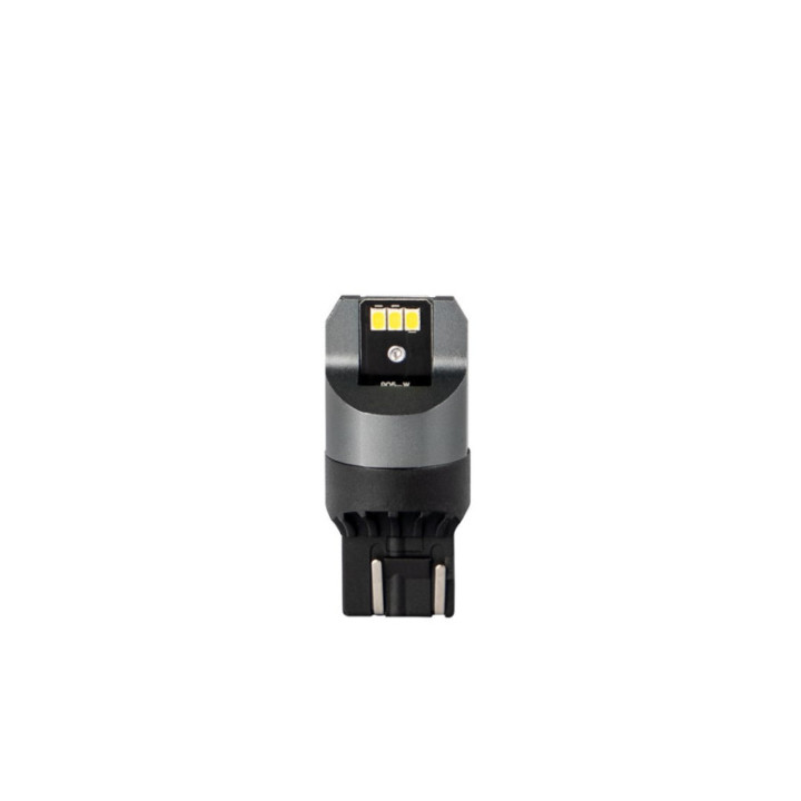 Blister M-TECH Platinum Limited schwarz LB845W-01B - T20 W21/5 W, 12-24 V 1x LED-Lampe 6x3020SMD, CANBUS, weiß