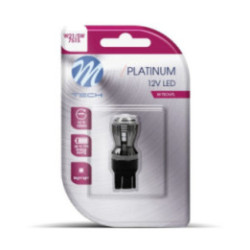 Blister M-TECH Platinum LB823R-01B - T20 W21/5 W, 12-24 V 14x2835SMD, CANBUS, red