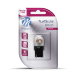 Blister M-TECH Platinum LB828R-01B - T20 W21W, 12-24 V 15x2835SMD, CANBUS, rot