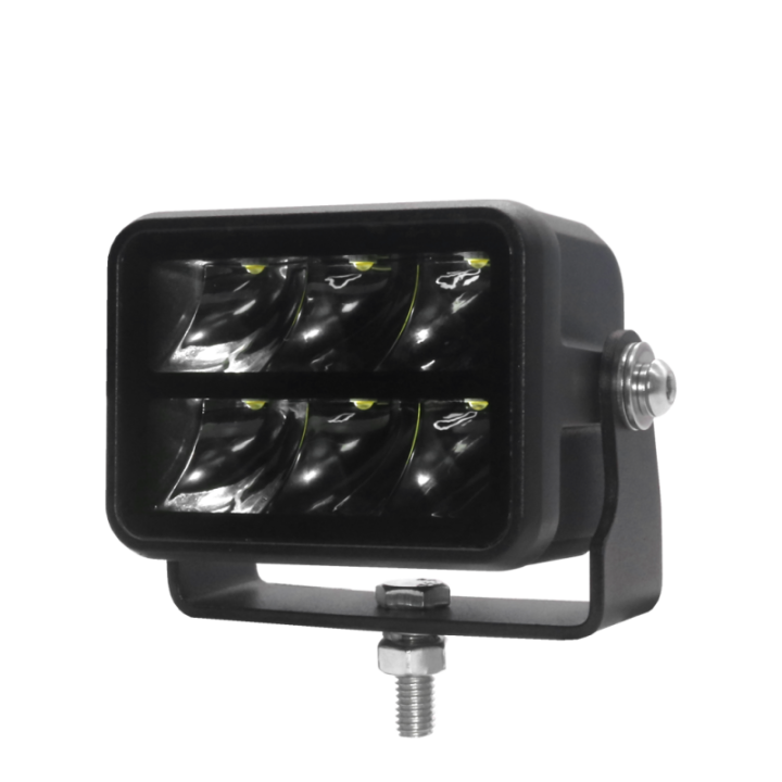 Driving light M-TECH schwarz SERIES- double row - bottom bracket - 30 W 10-32 V 3, 4"