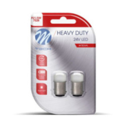 Blister 2x M-TECH HD LB938 BAY15d, 9xSMD3014 24 V, weiß