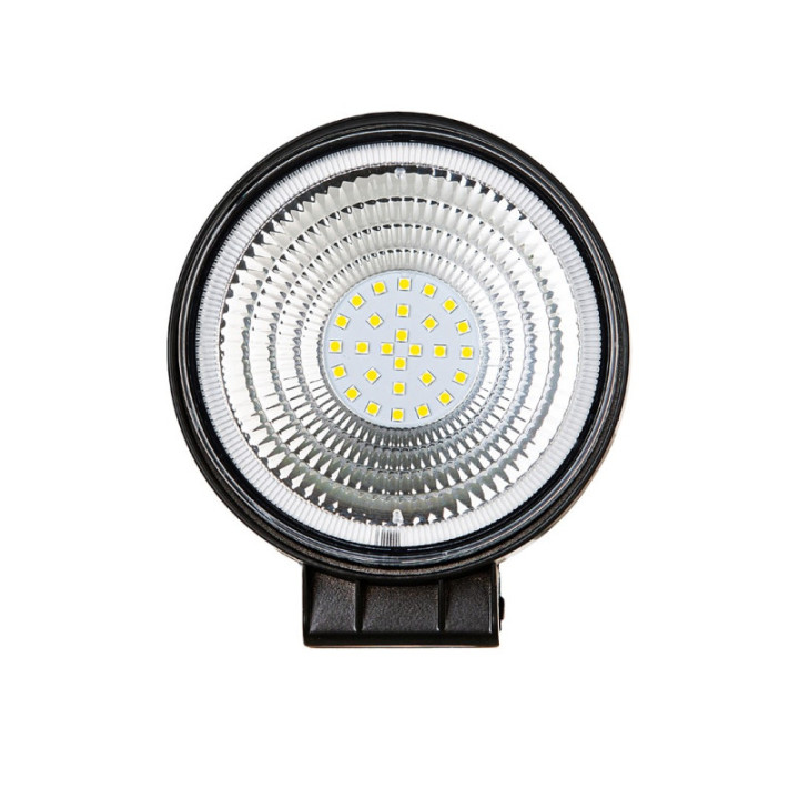 Arbeitsleuchte M-TECH ECONO WLE33 – 4" 28xSMD3030 – Rund 28 W 10-30 V Flutlicht