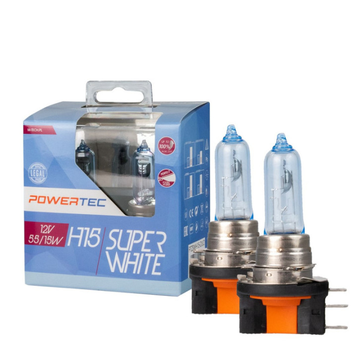 Powertec SuperWhite H15 12 V DUO