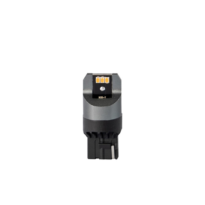 Blister M-TECH Platinum Limited schwarz LB844Y-01B - T20 WY21W, 12-24 V 1x LED-Lampe 6x3020SMD, CANBUS, Amber