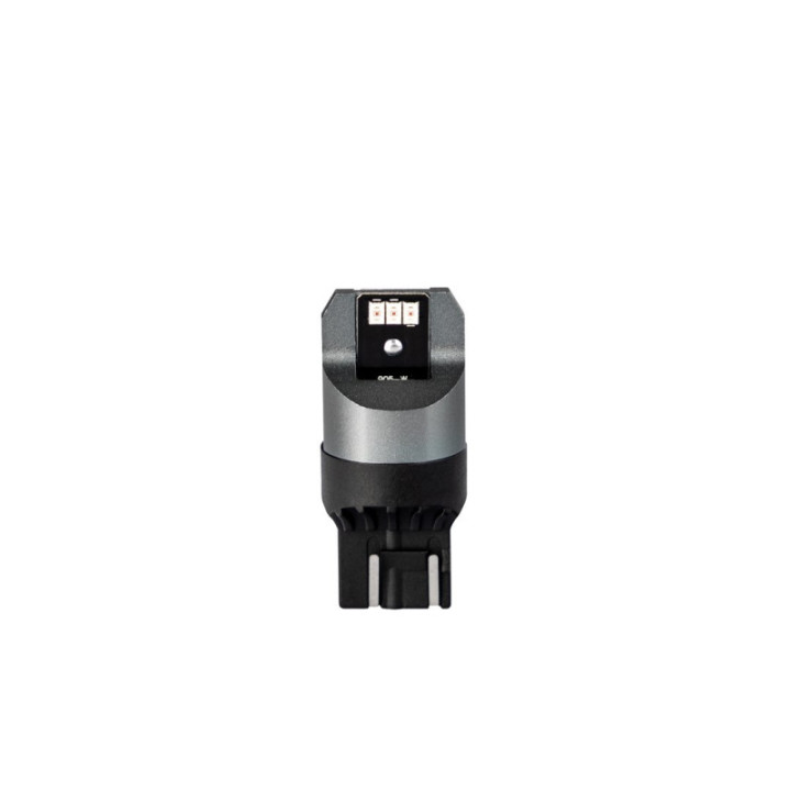 Blister M-TECH Platinum Limited schwarz LB845R-01B - T20 W21/5 W, 12-24 V 1x LED-Lampe 6x3020SMD, CANBUS, rot