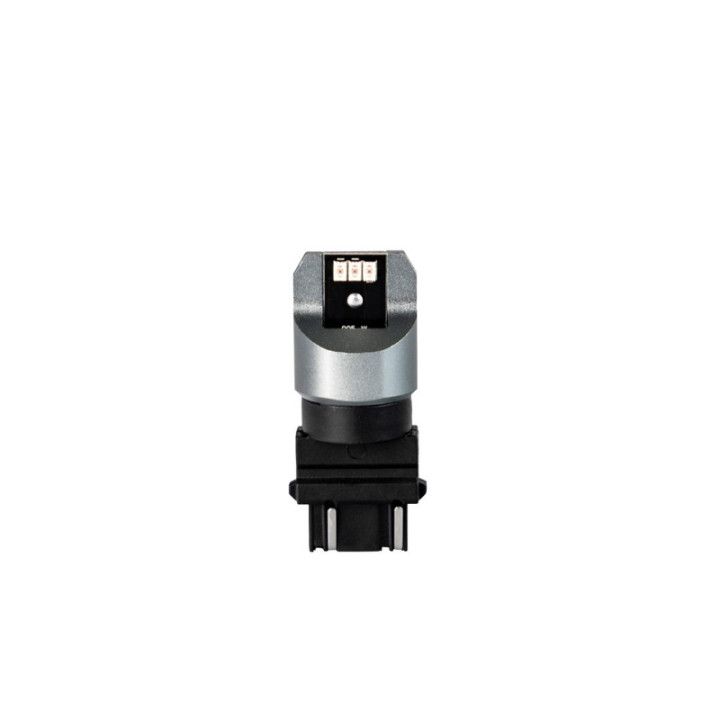 Blister M-TECH Platinum Limited schwarz LB847R-01B - P27/7 W 3157, 12-24 V 1x LED-Lampe 6x3020SMD, CANBUS, rot