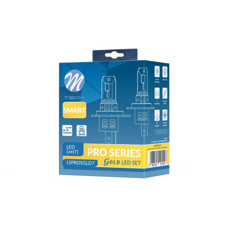 LED SET M-TECH PRO SMART GOLD SERIES H7