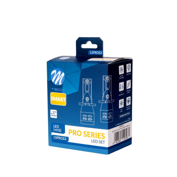 LED SET M-TECH PRO SMART SERIES H3