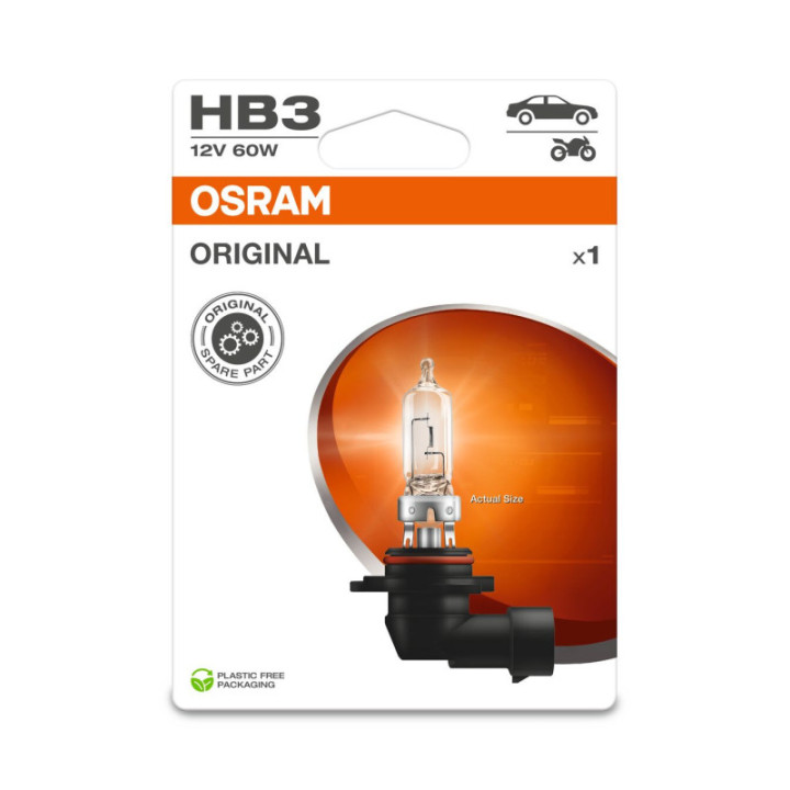 OSRAM ORIGINAL 9005-1BL HB3 P20d 12 V 60 W