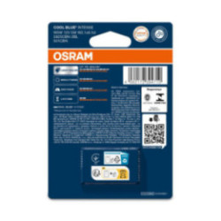 OSRAM COOL blue INTENSE 2825CBN-2BL W5W W2, 1x9, 5d 12 V 5 W