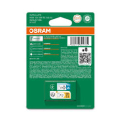 OSRAM ULTRALIFE 2825ULT-2BL W5W W2, 1x9, 5d 12 V 5 W