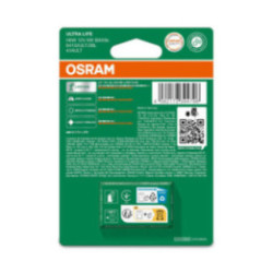 OSRAM ULTRALIFE 64132ULT-2BL H6W BAX9s 12 V 6 W