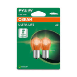OSRAM ULTRALIFE 7507ULT-2BL PY21W BAU15s 12 V 21 W