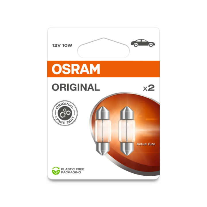 OSRAM ORIGINAL 6438-2BL no ECE SV8, 5-8 12 V 10 W