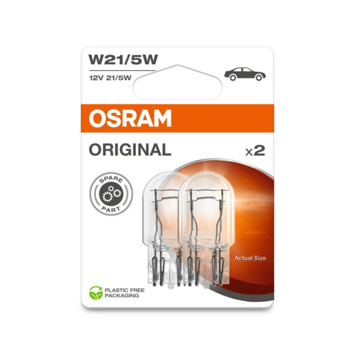 OSRAM ORIGINAL 7515-2BL W21/5 W W3x16q 12 V 21/5 W