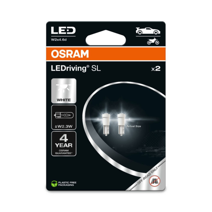 OSRAM LEDrivin SL 2723DWP-2BL ~W2, 3 W W2x4.6d 12 V 0.25WW