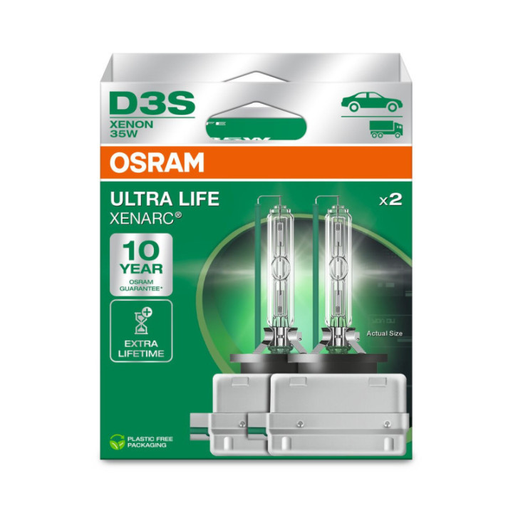 OSRAM ULTRALIFE 66340ULT-2HB D3S Pk32d-5 0 V 35 W