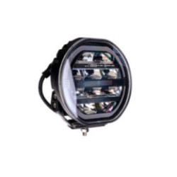 Driving light M-TECH schwarz SERIES Rount 7" 100 W 12-48 V double-color position light, R10/R149/R148