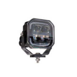 Driving light M-TECH schwarz SERIES - Square 5" 80 W 12-48 V tri-color frame position light, R10 R148