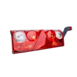 Heckleuchte mit ECE-Homologation, 7-polig, ASS2.1, klassische Glühlampen, 24 V