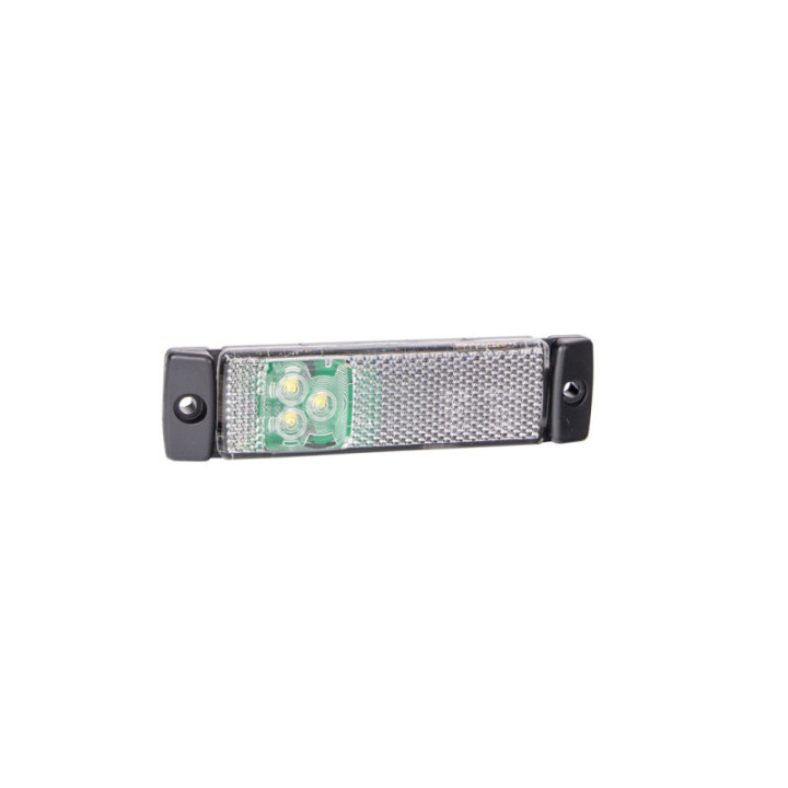 Begrenzungsleuchte mit ECE-Zulassung 3xLED 24 V weiß