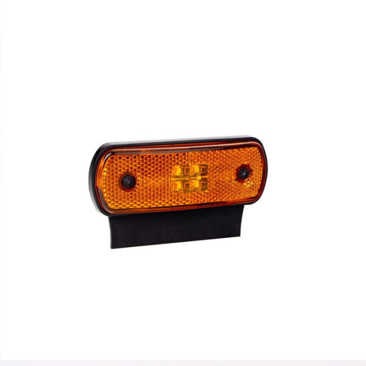 Lampa obrysowa z homologacją ECE 4xLED 10-30 V Pomarańczowa