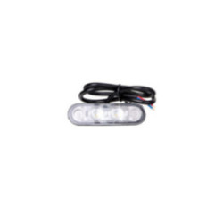 Begrenzungsleuchte mit ECE-Zulassung, 2xLED, 24 V, weiß