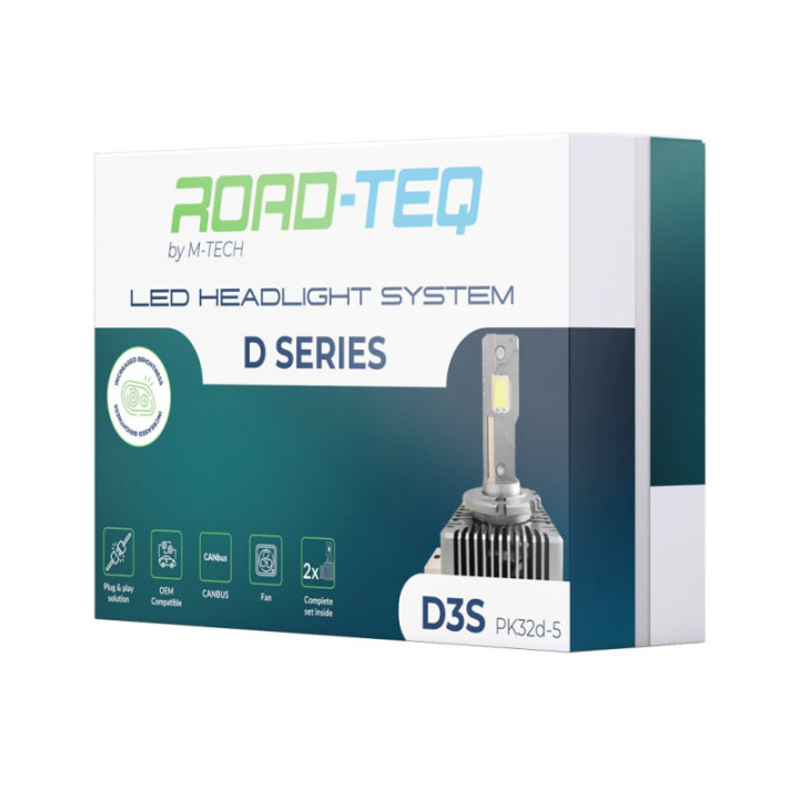 ROAD-TEQ D3S LED - Plug'Play - 2pcs/set