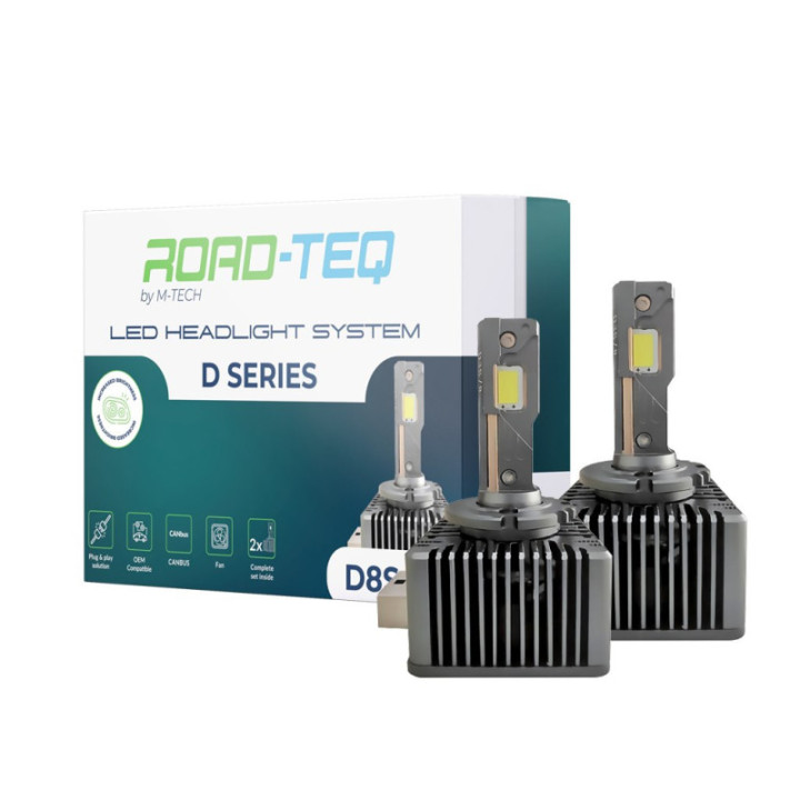 ROAD-TEQ D8S LED - Plug'Play - 2pcs/set