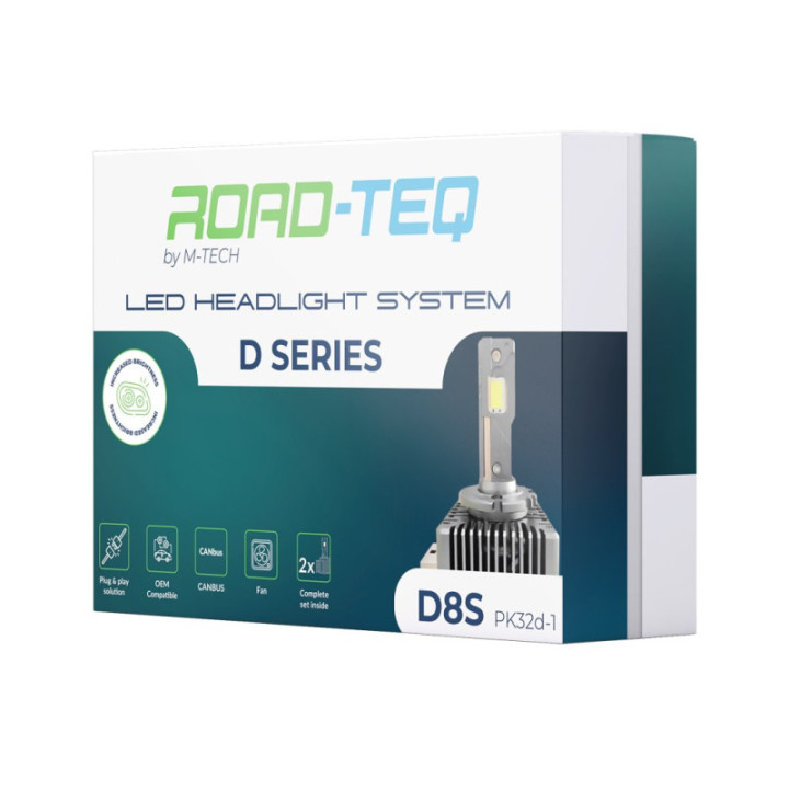 ROAD-TEQ D8S LED - Plug'Play - 2pcs/set