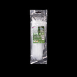 Nylon-Kabelbinder ROAD-TEQ, Abmessung: 2,5 x 200 mm, 100 Stück, weiß